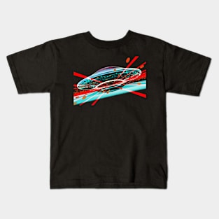 UFO Ray beam Kids T-Shirt
